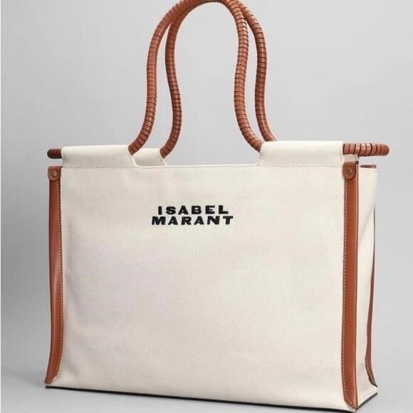 New Authentic New Authentic ISABEL MARANT Toledo Canvas Tote Bag - Picture 8 of 12